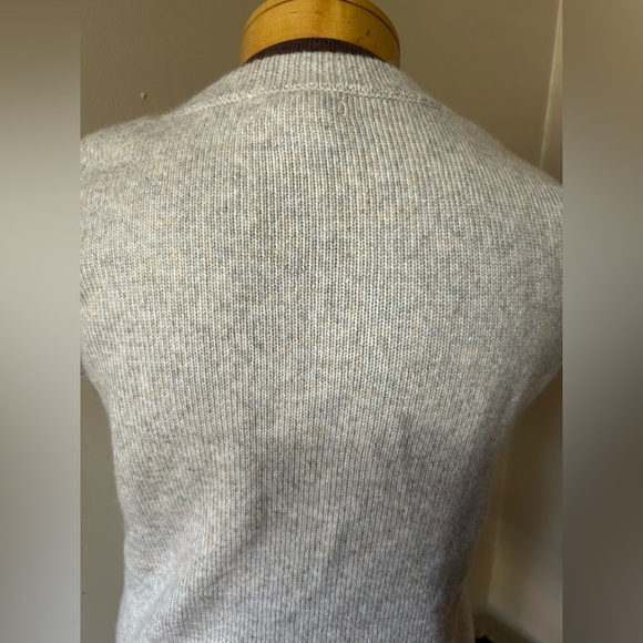 Sincerely Jules Women’s Sz L Beige Heather Soft Sweater Vest - Picture 5 of 9